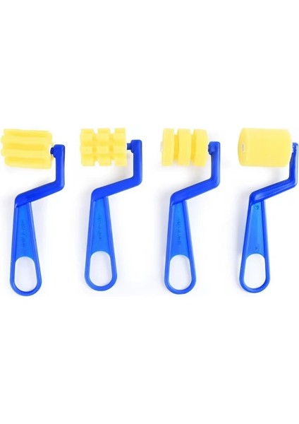 10 Paket Çocuk Diy Boya Sünger Fırçası Küçük 7 Kelime (Yurt Dışından) fiyatları