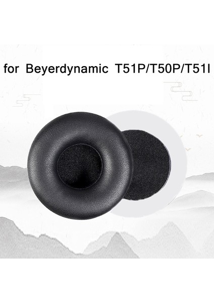 YKD Store Beyerdynamic T51P/T50P/T51I Için 1 Çift Kulaklık Siyah (Yurt Dışından)