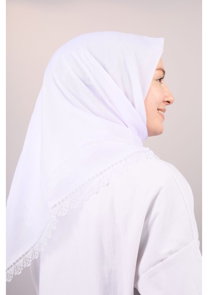 Eripek Iğne Oyalı Geniş Fistolu Yazma - Desen-03 - Beyaz -93