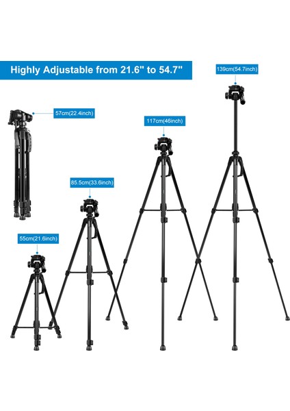 Puluz Alüminyum Sfie Canlı Tripod Dağı (Siyah) (Yurt Dışından)