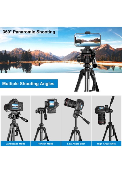 Puluz Alüminyum Sfie Canlı Tripod Dağı (Siyah) (Yurt Dışından)