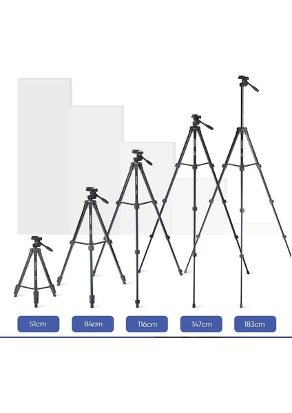 Yunteng VCT-618N 1.8m Alüminyum Tripod Dağı (Yurt Dışından)