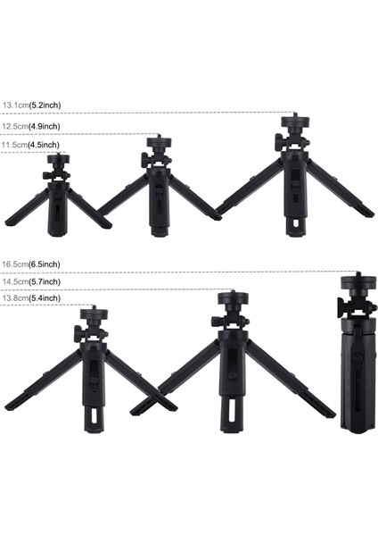 Cep 5 Modu Ayarlanabilir Masaüstü Tripod Dağı (Yurt Dışından)