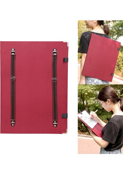Sketchpad Clip 8k Omuz Eskiz Kılıç Klip Şarap Kırmızı (Yurt Dışından)