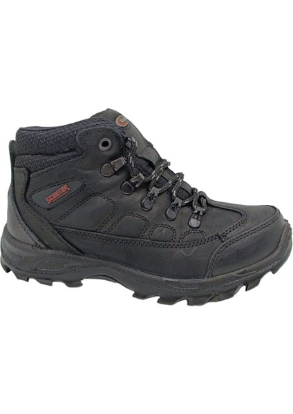 Su Geçirmez Deri Siyah Outdoor Bot G5538CS