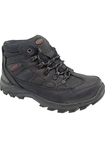 Su Geçirmez Deri Siyah Outdoor Bot G5538CS
