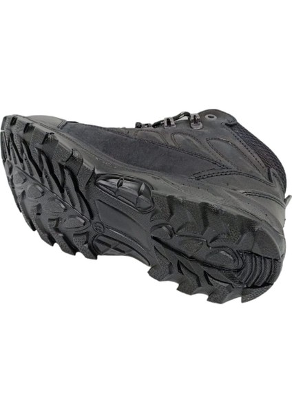 Su Geçirmez Deri Siyah Outdoor Bot G5538CS