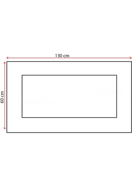 Pamuk 60 x 130 cm Banyo Paspası