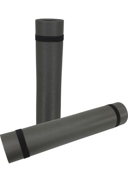 Foamstore Pilates Yoga Matı 180X60 5mm Çizgi Desenli Antrasit modelleri