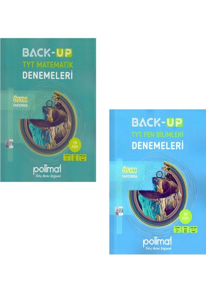 Polimat Yayınları - Polimat Yayınları TYT Matematik - Fen Bilimleri Back Up Deneme Polimat Yayınları Set