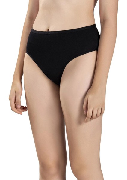 Kadın Pamuklu Likralı Yüksek Bel Külot 652- 12 Adet fiyatları