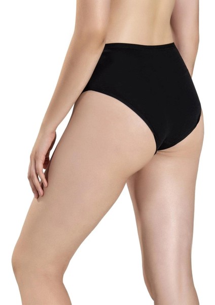 Kadın Pamuklu Likralı Yüksek Bel Külot 652- 12 Adet modelleri