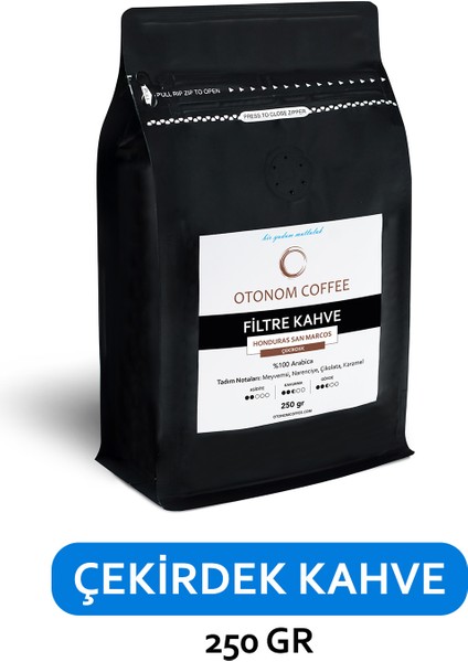 Honduras Filtre Kahve - Çekirdek Kahve - 250 GR