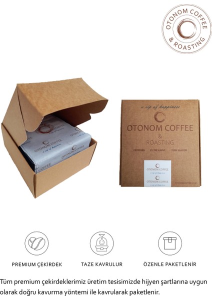 Otonom Coffee Kolombiya Supremo Filtre Kahve 250 gr Öğütülmüş