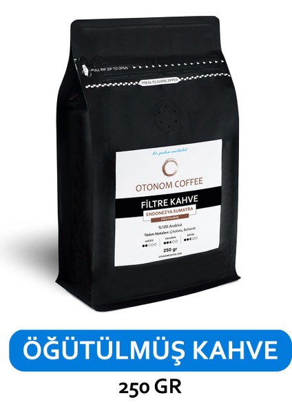 Endonezya Sumatra Filtre Kahve - Öğütülmüş Kahve - 250  gr