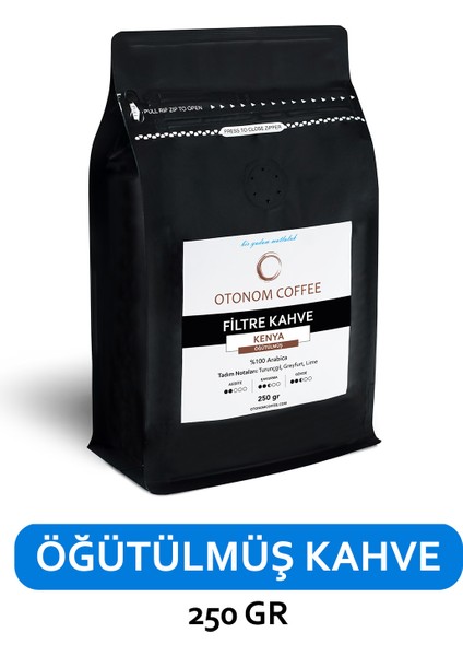 Otonom Coffee Kenya Filtre Kahve - Öğütülmüş Kahve - 250 GR