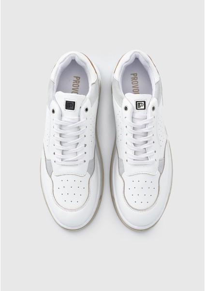 Beyaz Deri Erkek Sneaker indirimleri