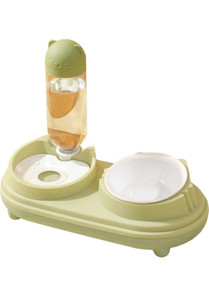 Tavşan Yeşili Beslemek Için Yükseltilmiş Stand Kedi Kasesi ile Çeşme Malzemeleri Içmek (Yurt Dışından) modelleri