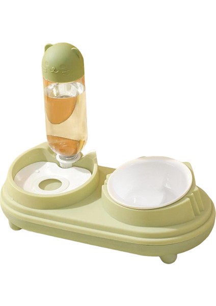 Tavşan Yeşili Beslemek Için Yükseltilmiş Stand Kedi Kasesi ile Çeşme Malzemeleri Içmek (Yurt Dışından) fırsatları