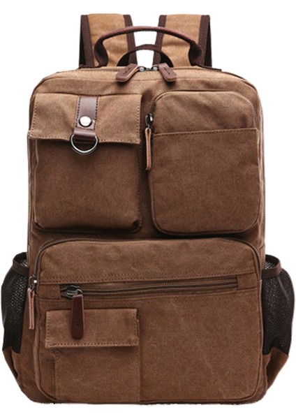 Flyleaf Avrupa ve Amerikan Retro Tarzı Kanvas Sırt Çantası Açık Su Geçirmez Seyahat Rahat Kanvas Sırt Çantası (Yurt Dışından)