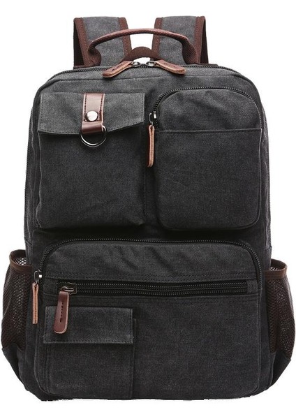 Flyleaf Avrupa ve Amerikan Retro Tarzı Kanvas Sırt Çantası Açık Su Geçirmez Seyahat Rahat Kanvas Sırt Çantası (Yurt Dışından)