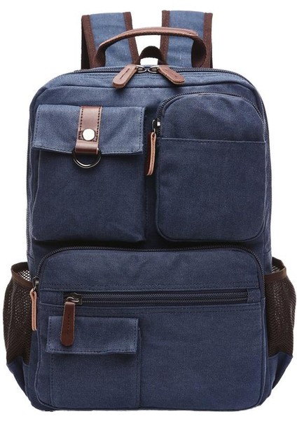 Flyleaf Avrupa ve Amerikan Retro Tarzı Kanvas Sırt Çantası Açık Su Geçirmez Seyahat Rahat Kanvas Sırt Çantası (Yurt Dışından)