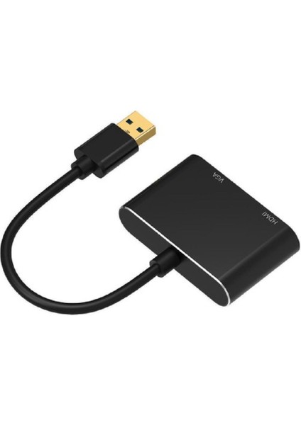Güven Sitem USB 3.0 To Vga/hdmı Video Adapter Çevirici Dönüştürücü