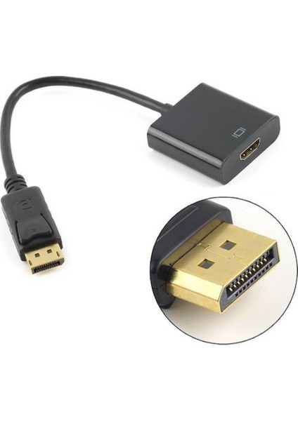 Güven Sitem Dısplay Port To HDMI Çevirici Dönüştürücü Adaptör