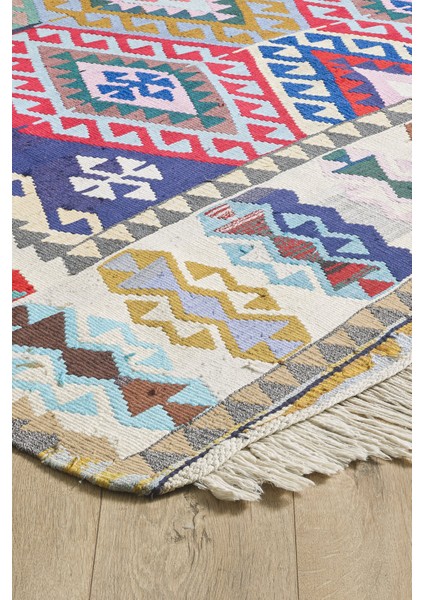 Antik Kilim - Anadolu Etnik Desenli El Dokuması Kilim E0528