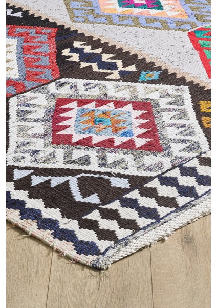 Antik Kilim - Anadolu Etnik Desenli El Dokuması Kilim E0532