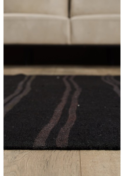 Antik Kilim - Kıl Kilim Etnik Desenli El Dokuması Kilim E0506