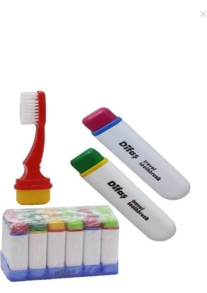 Diş Fırçası Seyahat Tipi - 24'lü Paket Standlı