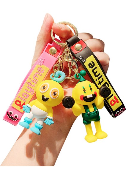 Sevimli Çizgi Poppy Playtime Anahtarlıklar 2 Adet (Yurt Dışından)