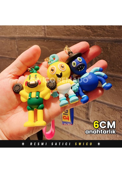 Sevimli Çizgi Poppy Playtime Anahtarlıklar 2 Adet (Yurt Dışından) modelleri