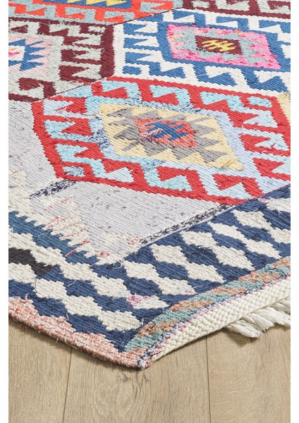 Antik Kilim - Anadolu Etnik Desenli El Dokuması Kilim E0523