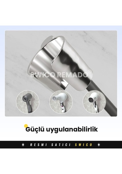 Eller Serbest Saç Kurutma Makinesi Tutacağı Matkapsız Banyo Askısı (Yurt Dışından) modelleri