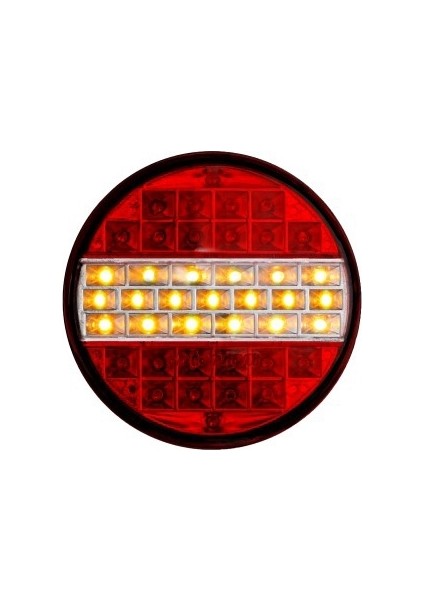 LED Hamburger Stop Lambası Sarı - Kırmızı - Beyaz 4 Fonksiyonlu 24V2