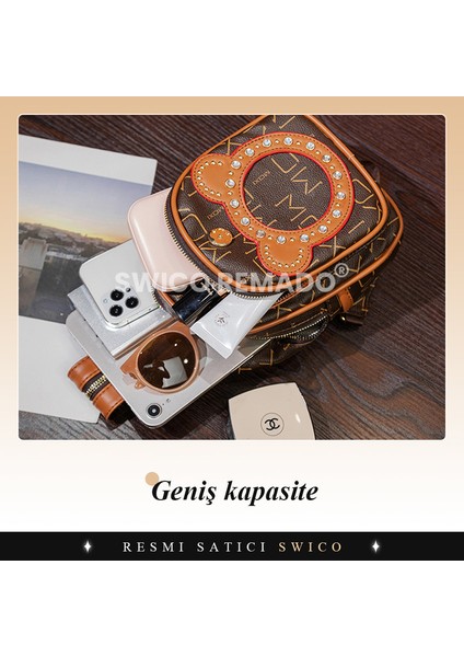 Kadınlar Için Vintage Stil Çapraz Çanta (Yurt Dışından)