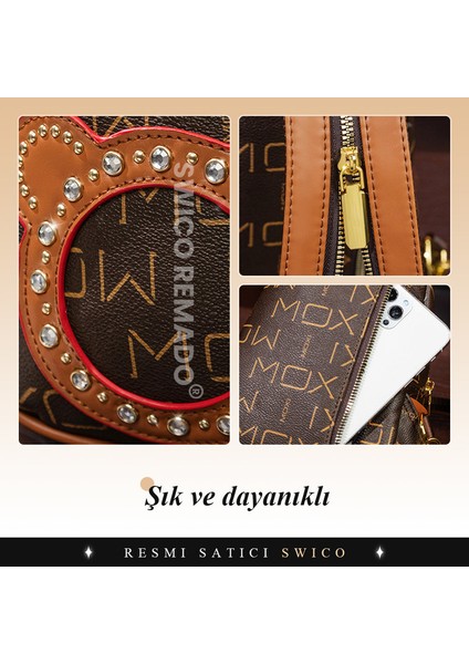 Kadınlar Için Vintage Stil Çapraz Çanta (Yurt Dışından)
