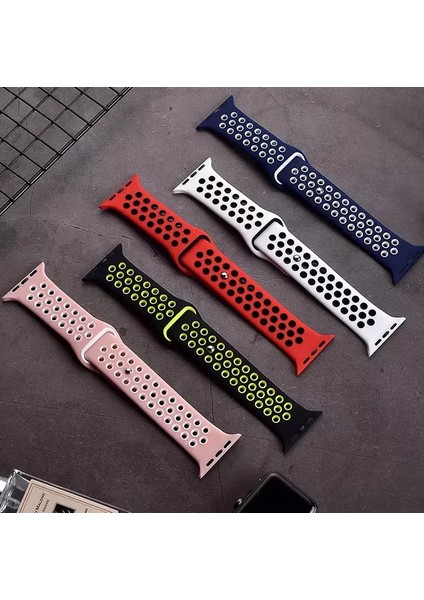 Apple Watch 3 4 5 6 7 8 Ultra 42MM 44MM 45MM 49MM Delikli Silikon Kordon Voyoniket fırsatları