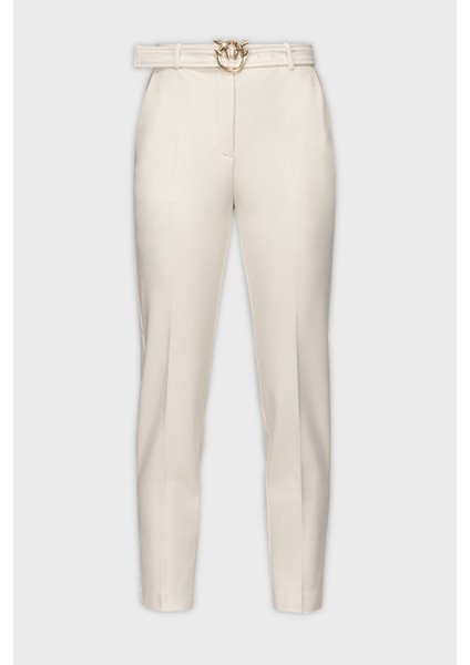 Yüksek Bel Regular Fit Kumaş Pantolon Bayan Pantolon 100309 A0KD N96