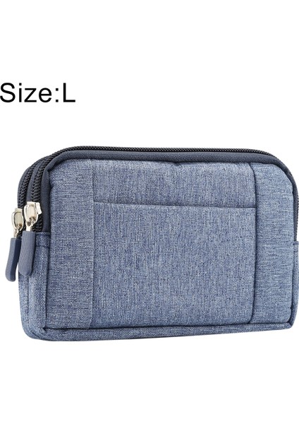 Sports Denim Phone Waist Bag (Blue) (Yurt Dışından)