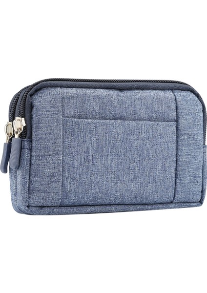 Sports Denim Phone Waist Bag (Blue) (Yurt Dışından) fiyatları