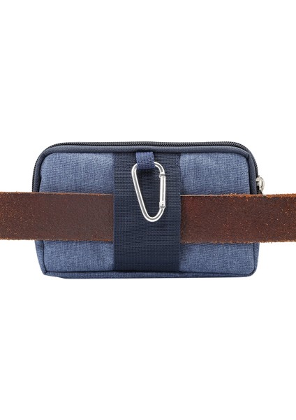 Sports Denim Phone Waist Bag (Blue) (Yurt Dışından) fırsatları