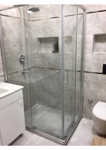70X100 Teknesiz Lüks Camlı Duşakabin ND114
