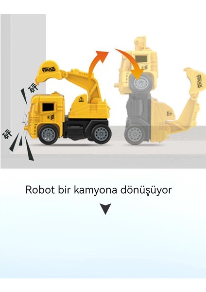 CC Stores Çocuk Çarpışma Deformasyon Robotu Oyuncak Araba (Yurt Dışından)