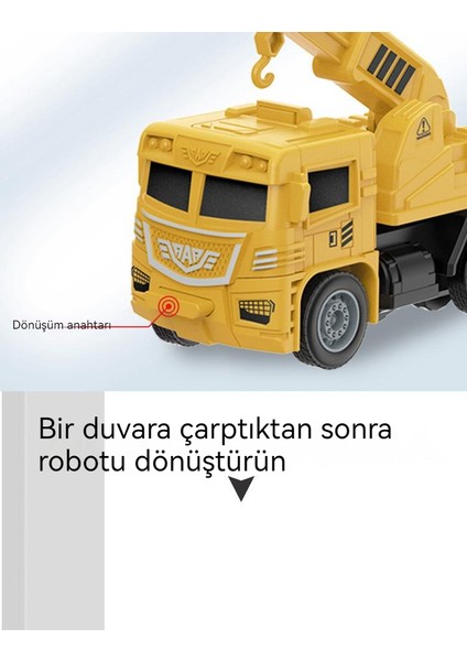 CC Stores Çocuk Çarpışma Deformasyon Robotu Oyuncak Araba (Yurt Dışından)