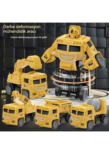 CC Stores Çocuk Çarpışma Deformasyon Robotu Oyuncak Araba (Yurt Dışından)