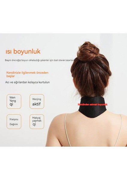 Kendinden Isıtmalı Boyun Koruyucusu Boyunluk Sıcak Mıknatıslı Omuz ve Boyun Sıcak Kompres Kemeri Boyun Desteği (Yurt Dışından)