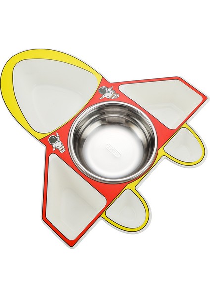 Yemek Tabağı 304 Paslanmaz Çelik Bebek Yemek Takımı (Yurt Dışından)